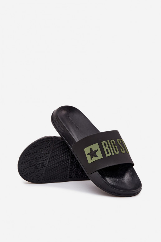 Ciabatte da uomo nere "Big Star SS174359"