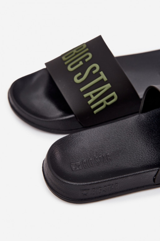 Ciabatte da uomo nere "Big Star SS174359"