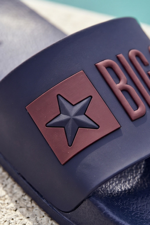 Ciabatte da uomo blu scuro "Big Star SS174361"