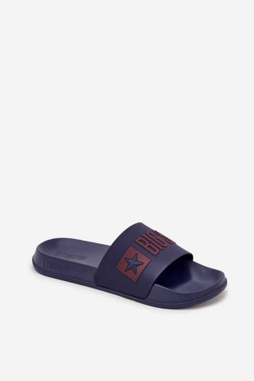 Ciabatte da uomo blu scuro "Big Star SS174361"