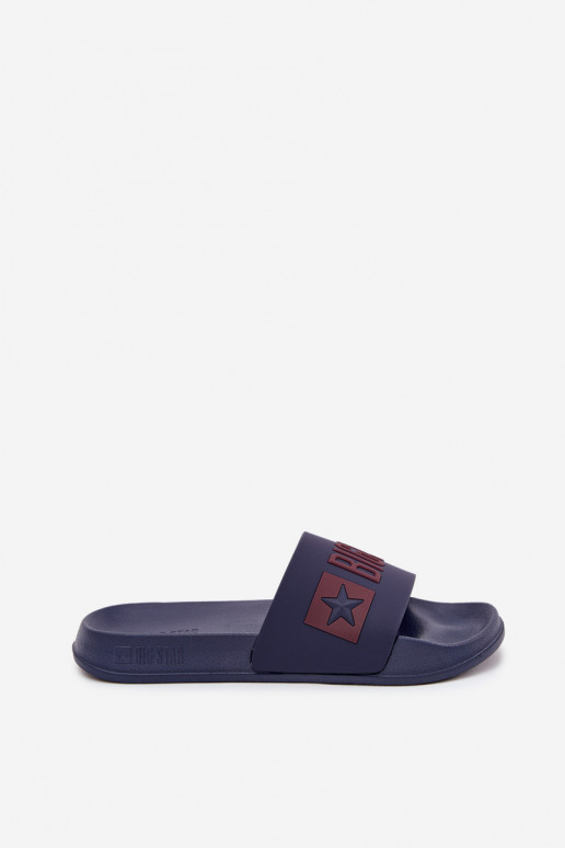 Ciabatte da uomo blu scuro "Big Star SS174361"