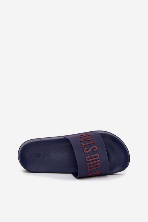Ciabatte da uomo blu scuro "Big Star SS174361"