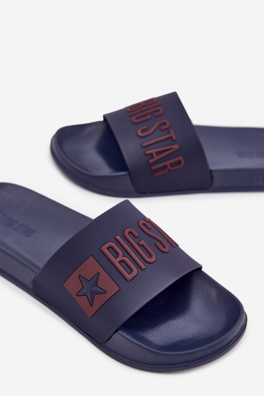 Ciabatte da uomo blu scuro "Big Star SS174361"