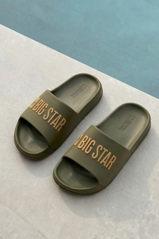 Ciabatte da uomo verdi "Big Star SS174360"
