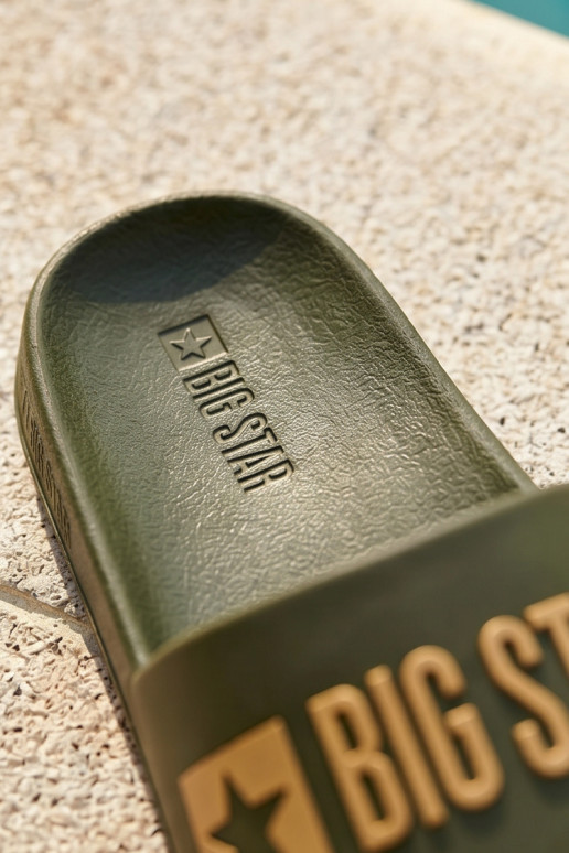 Ciabatte da uomo verdi "Big Star SS174360"