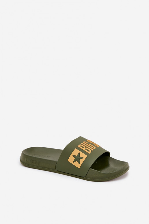 Ciabatte da uomo verdi "Big Star SS174360"