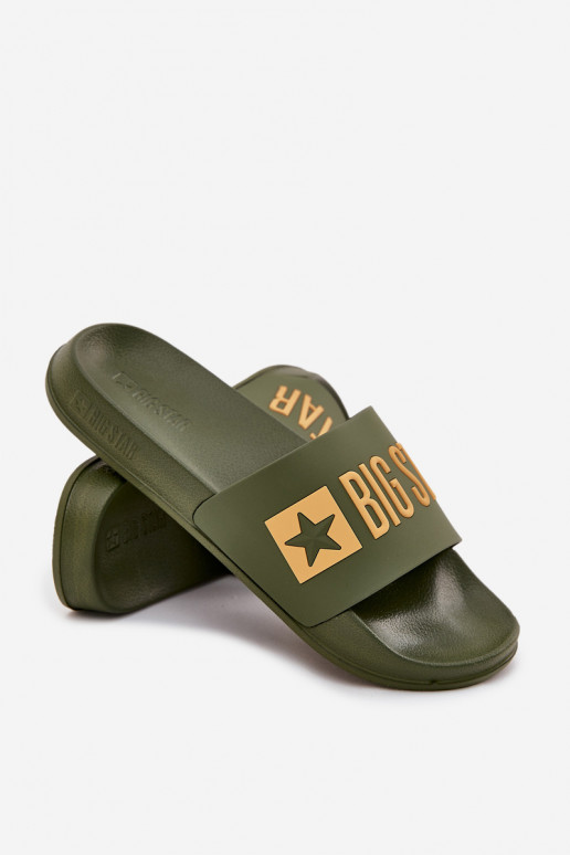 Ciabatte da uomo verdi "Big Star SS174360"