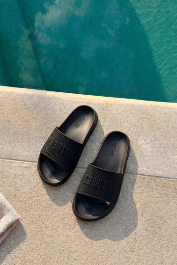 ciabatte maschili leggere Big Star SS174356 nere 2