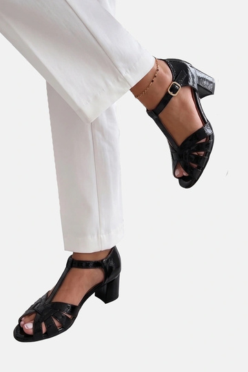Mule nere con plateau Thea 2