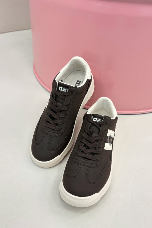 Scarpe sportive per donne Big Star UU274024 in colore cioccolato