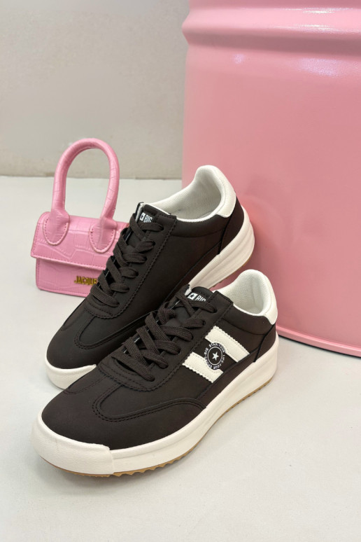 Scarpe sportive per donne Big Star UU274024 in colore cioccolato