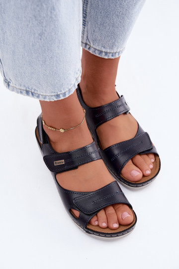 Sandali blu scuro da donna Inblu