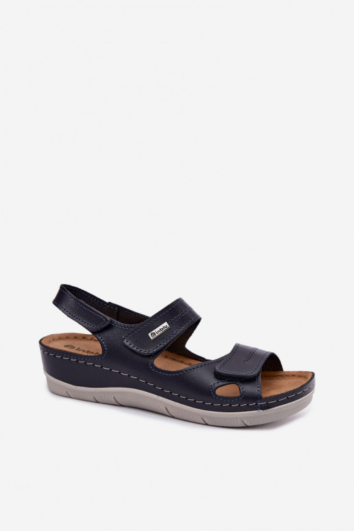 Sandali blu scuro da donna Inblu
