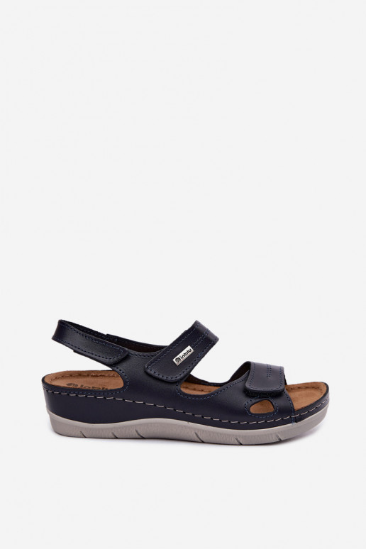 Sandali blu scuro da donna Inblu