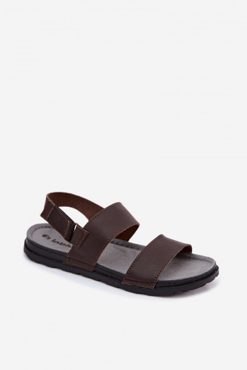Sandali marroni scuri da uomo INBLU