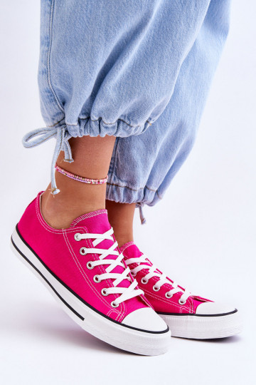 Sneakers basse classiche da donna in rosa Vegas