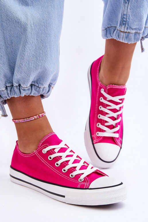 Sneakers basse classiche da donna in rosa Vegas