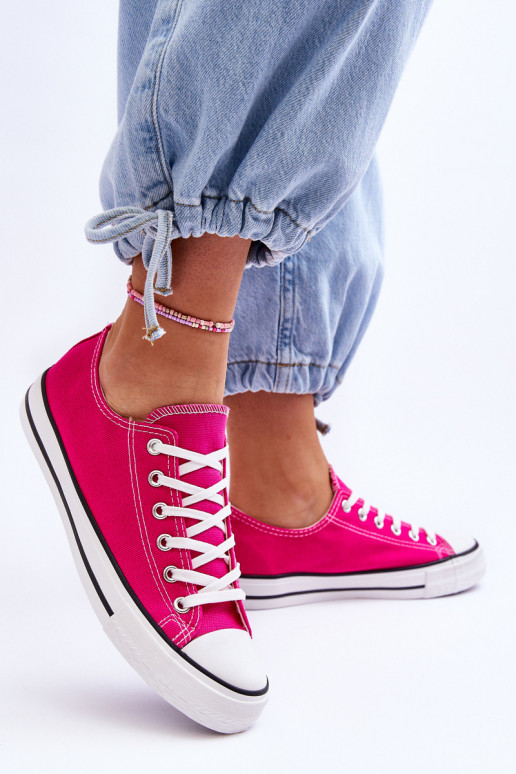 Sneakers basse classiche da donna in rosa Vegas