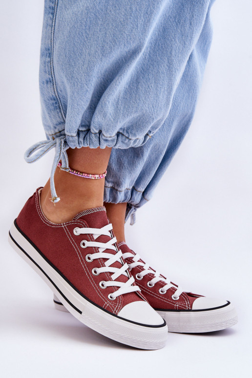 Sneakers basse classiche da donna in marrone Vegas
