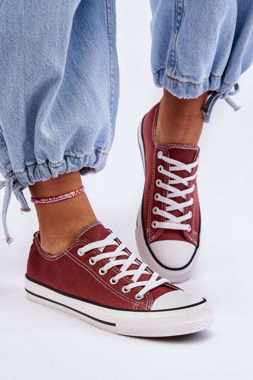 Sneakers basse classiche da donna in marrone Vegas
