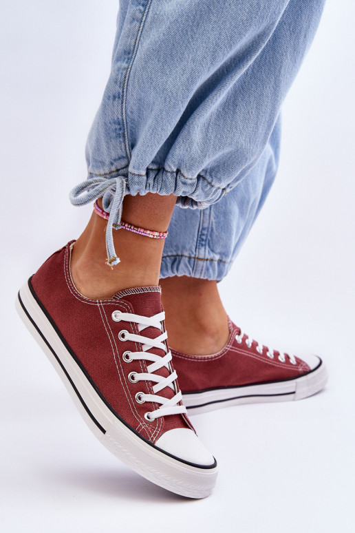 Sneakers basse classiche da donna in marrone Vegas