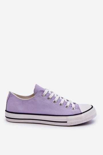 Sneakers basse classiche da donna in viola Vegas 2