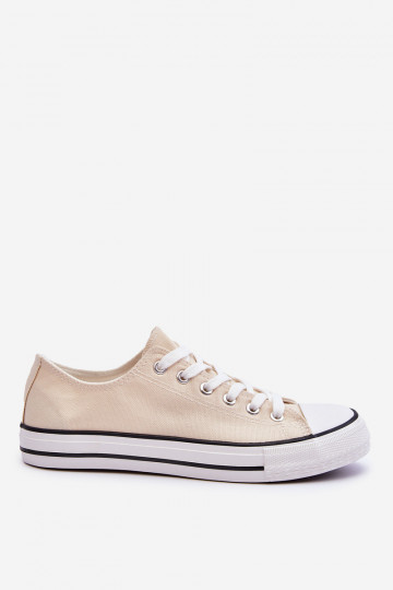 Sneakers basse classiche da donna in avorio Vegas 2