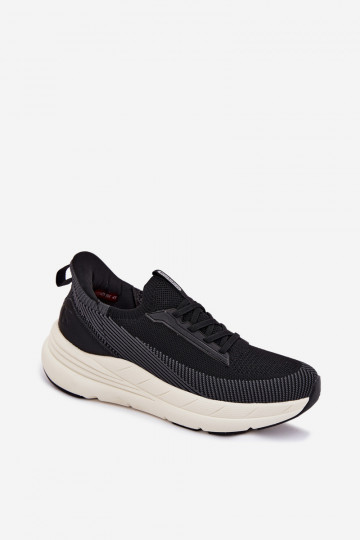 Scarpe sportive da uomo slip-on con piattaforma Kobbo 102421 color nero 2
