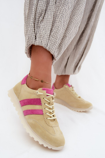 Sneakers in suede giallo Cuddla 2