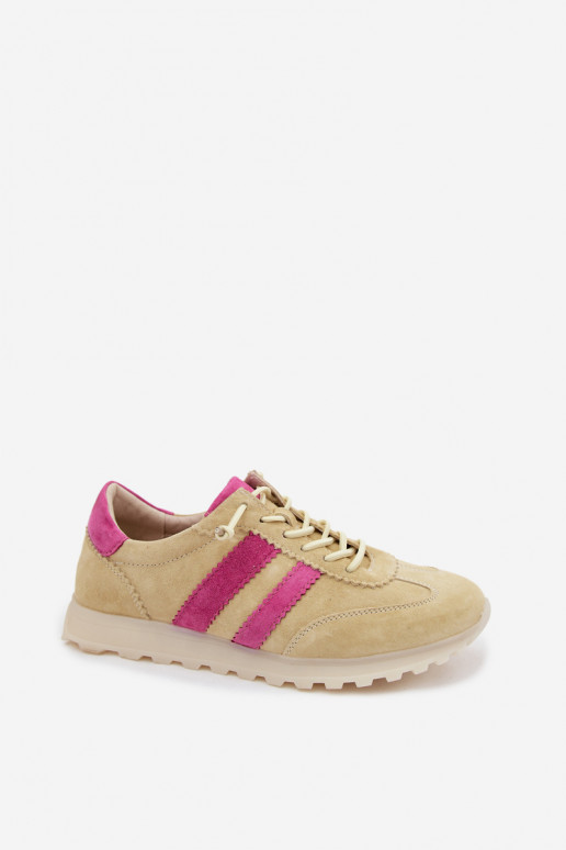 Sneakers in suede giallo Cuddla
