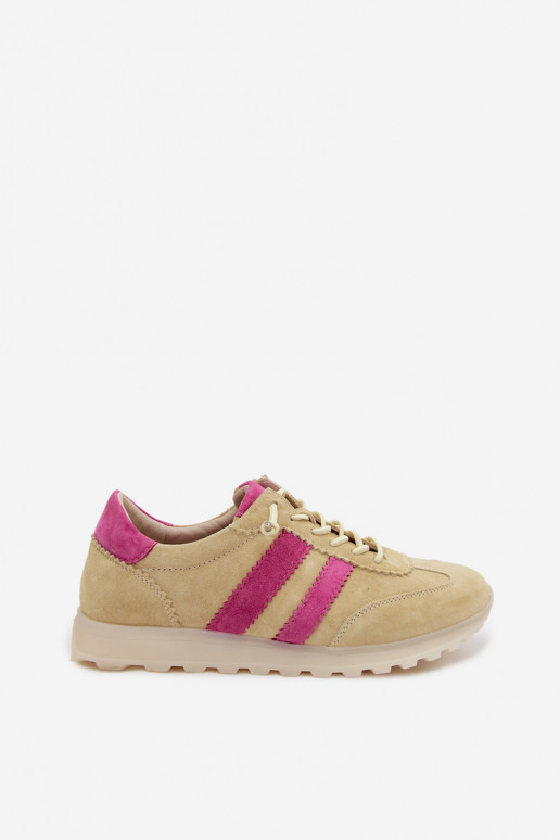 Sneakers in suede giallo Cuddla