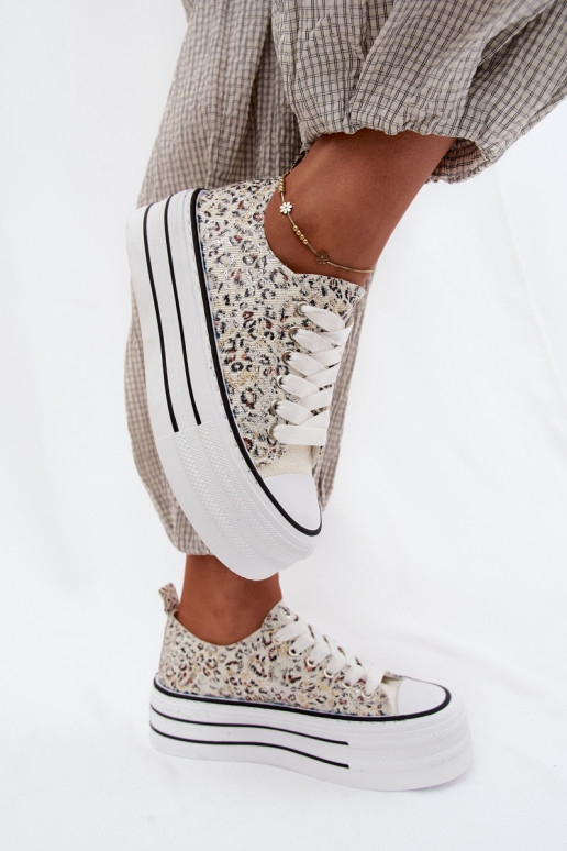 Elegantellato Scarpe per il tempo libero con una piattaforma Colori differenti Stilla