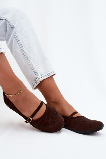 Ballerine Stile sportivo con cinghie CzekoladoAe Charmy