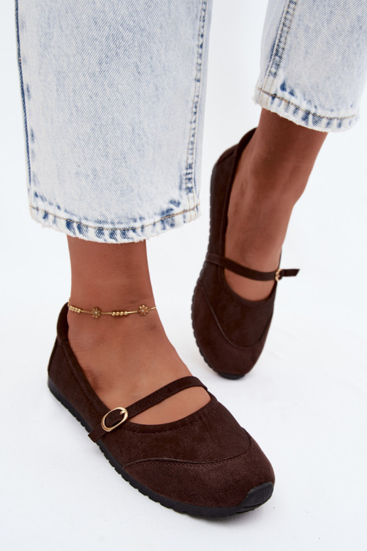Ballerine Stile sportivo con cinghie CzekoladoAe Charmy