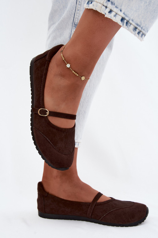 Ballerine Stile sportivo con cinghie CzekoladoAe Charmy