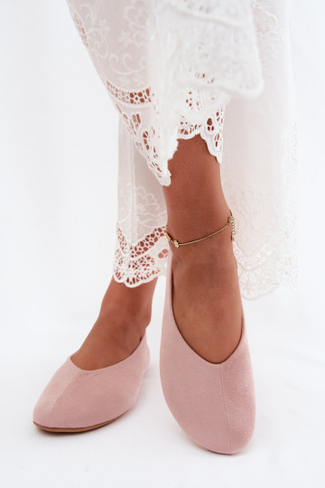Ballerine in suede sintetico rosa Camdena 2