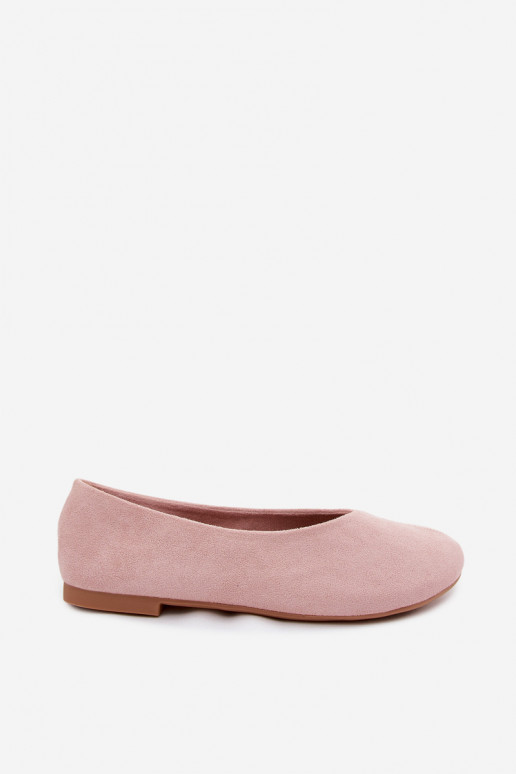 Ballerine in suede sintetico rosa Camdena