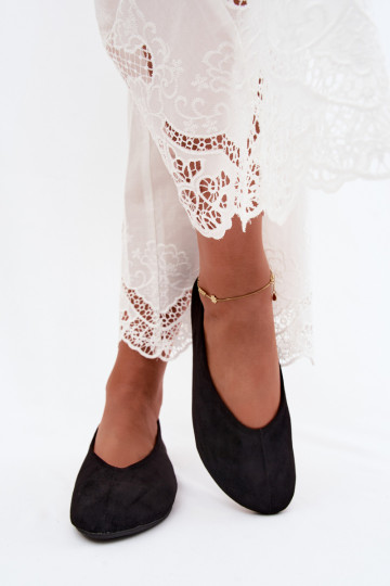 Ballerine nere in suede sintetico Camdena 2