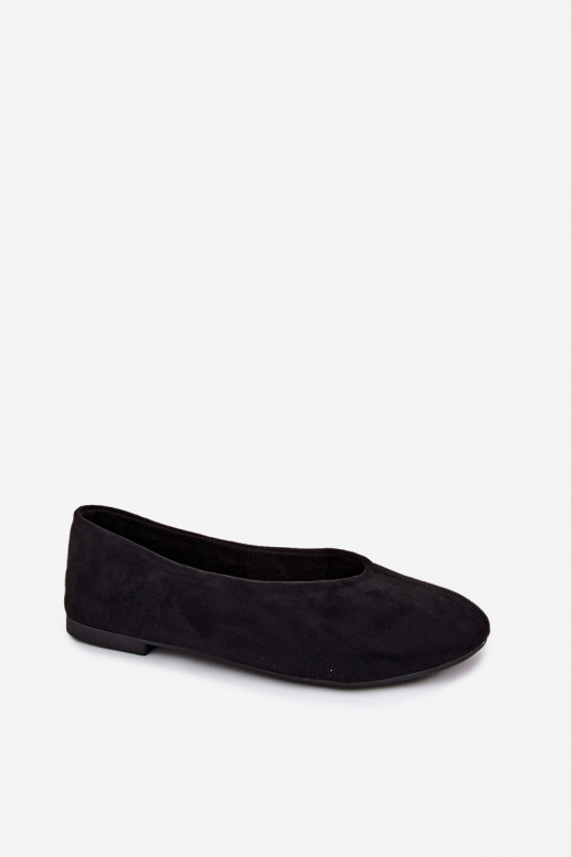 Ballerine nere in suede sintetico Camdena