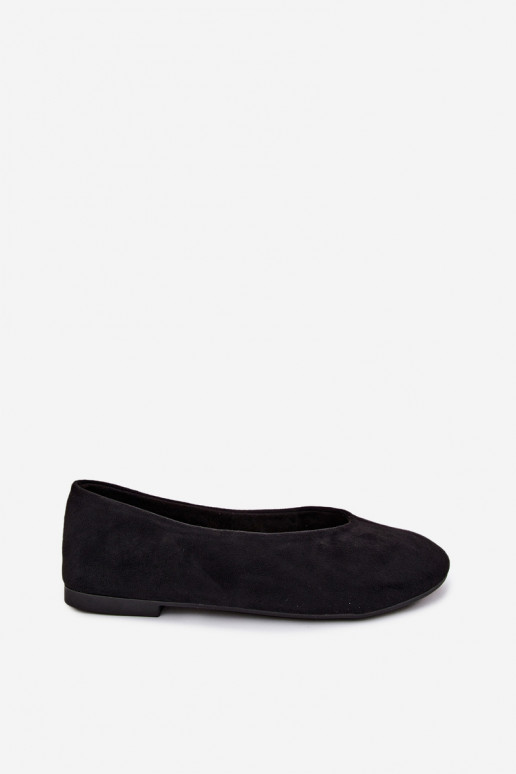 Ballerine nere in suede sintetico Camdena