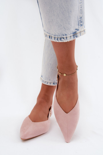 Ballerine rosa con fibbie Tanelia 2