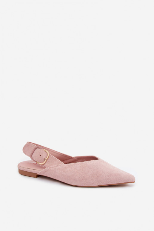 Ballerine rosa con fibbie Tanelia