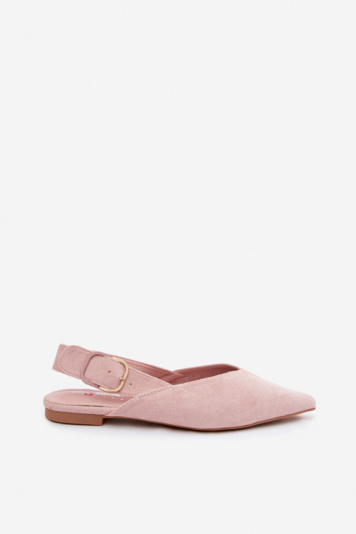 Ballerine rosa con fibbie Tanelia