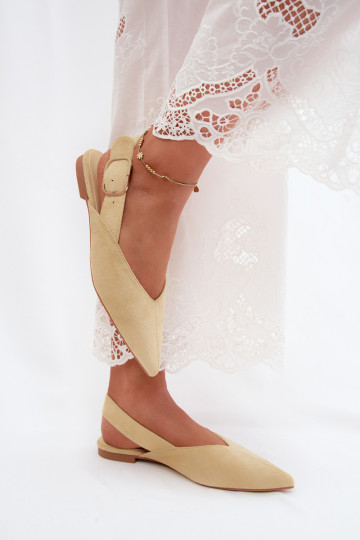 Ballerine gialle con fibbie Tanelia