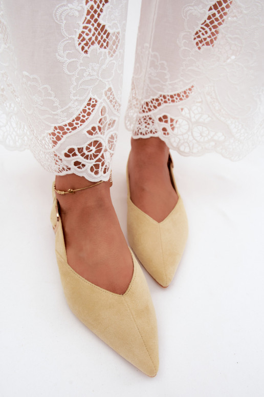 Ballerine gialle con fibbie Tanelia