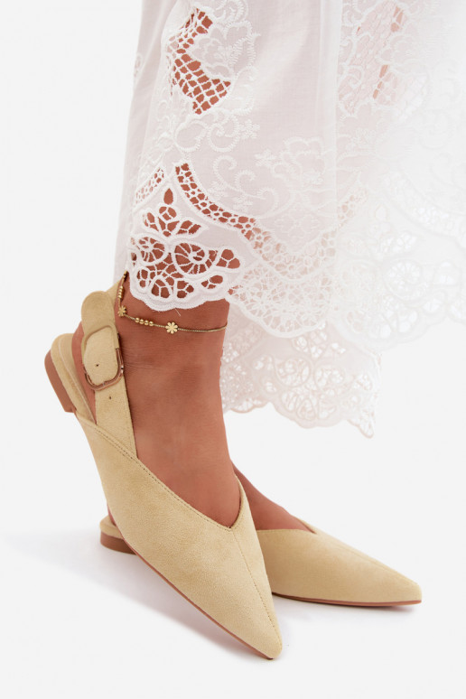Ballerine gialle con fibbie Tanelia