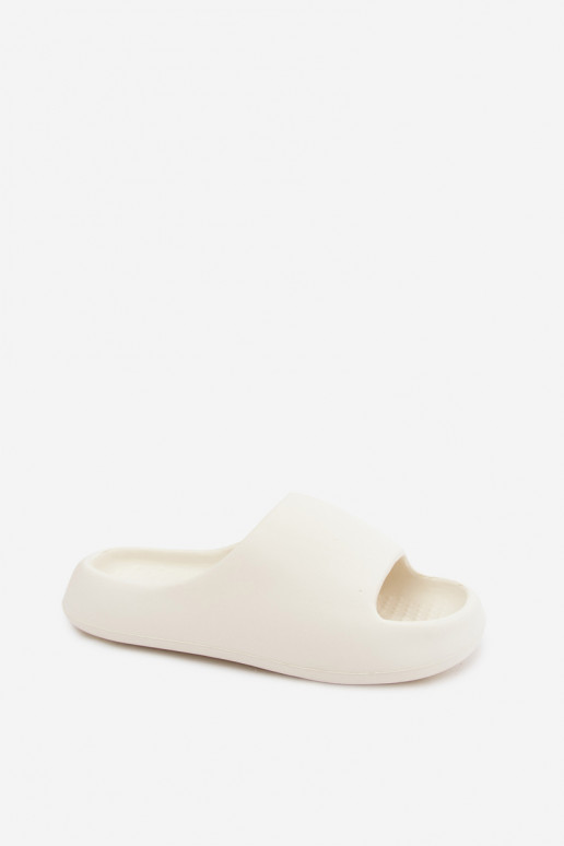 Pantofole leggere Pantofole da donna colore avorio Poppelle