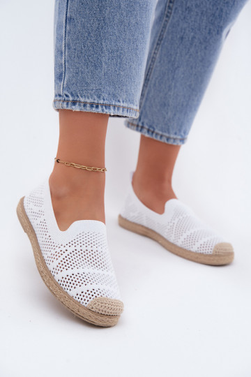 Espadrillas bianche traforate Candessa 2