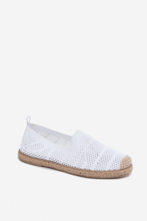 Espadrillas bianche traforate Candessa
