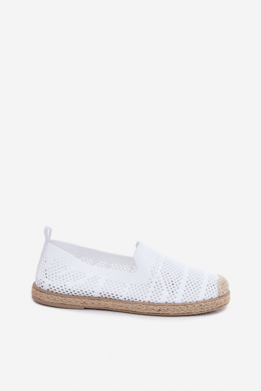 Espadrillas bianche traforate Candessa